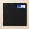 SC-2017 black woven fusible interlining 195 GSM hard touch HDPE coating swatch – Sadiq Interlinings Gujranwala Pakistan