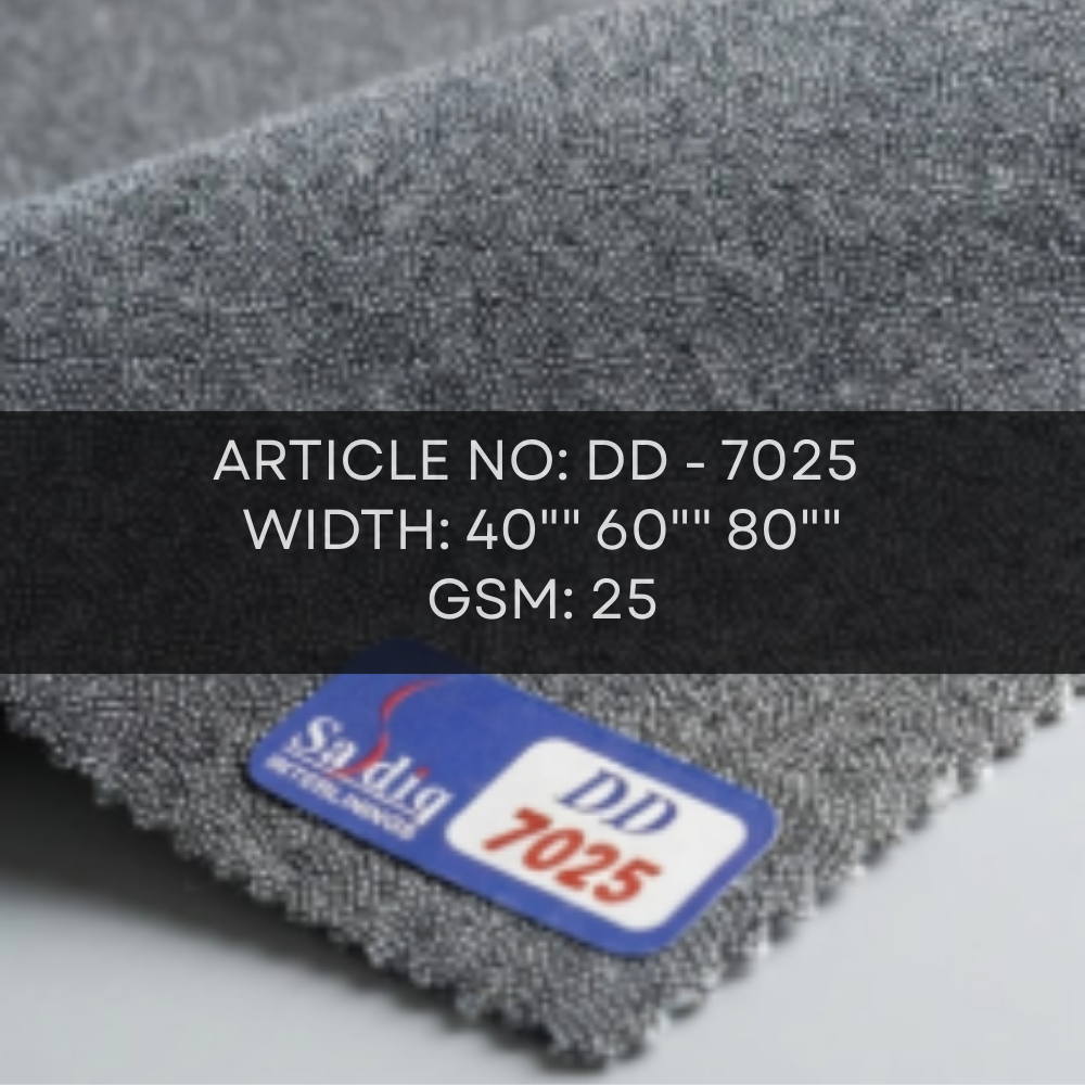 Sadiq Interlinings | Thermal Bonded Non-Woven Double Dot (DD 7025)