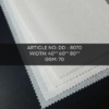 Heavy-duty thermal bonded double dot fusing interlining DD-8070 70 GSM for winter coats and outerwear