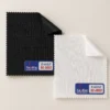 SC-2022 EAGLE white and black cotton woven fusible interlining swatches