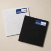 SC-2022 PC white and black polyester cotton woven fusible interlining swatches