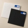 SC-6201 LENO woven fusible interlining shown in Black and White