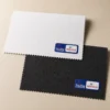 Black and white SC-ROSE PLUS woven fusible interlining swatches
